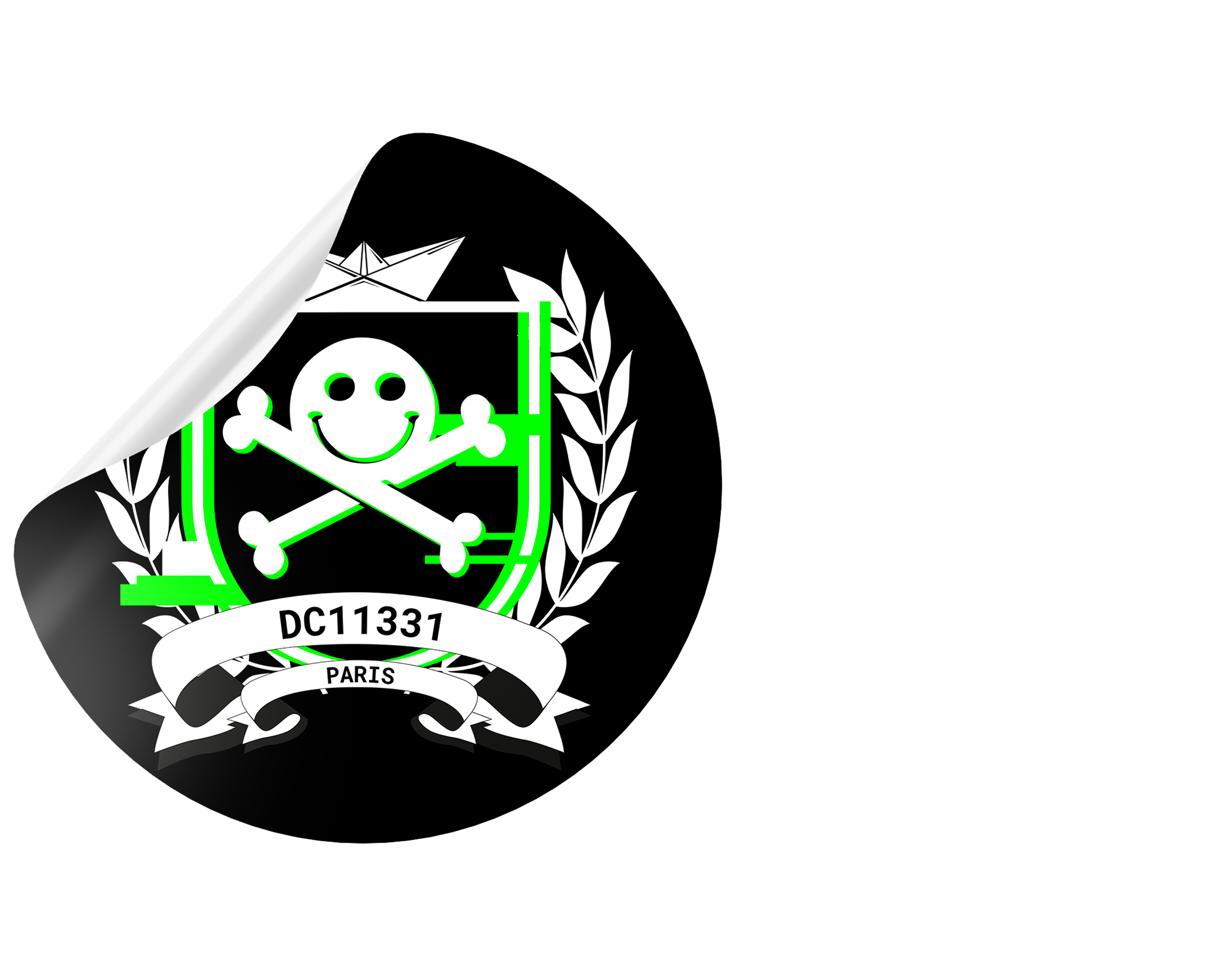 mockup of a DC11331's sticker