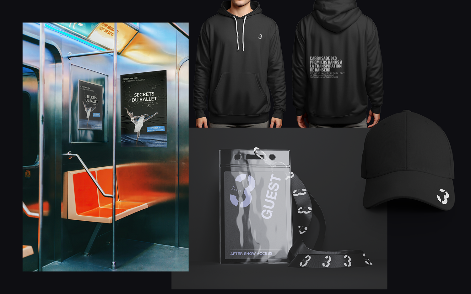 image of the event poster and merch